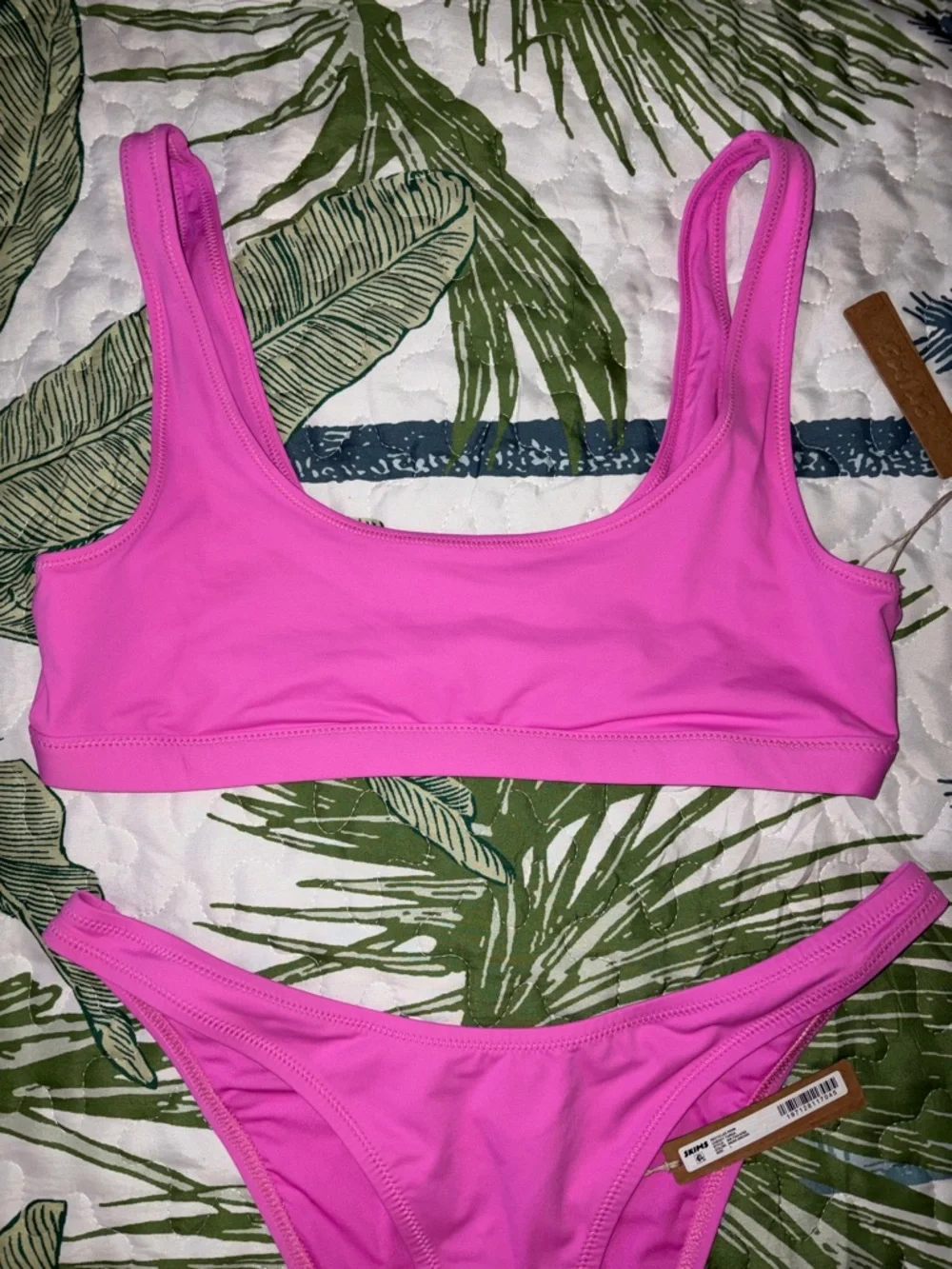 SKIMS Hot Pink Bikini Set